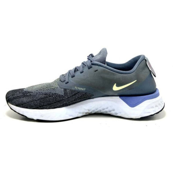 Nike Odyssey React 2 Flyknit Gray Mens Runniing Shoes Sneakers AH1015-401 Sz 11